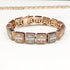 Thicc 12mm 2 tone Baguette Tennis Chain