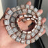 Thicc 12mm 2 tone Baguette Tennis Chain