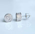Thicc Circle Bling Gold/Silver Stud Earrings