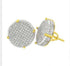 Thin Circle Bling Gold/Silver Stud Earrings