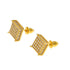 Thin Square Bling Geometric Stud Earrings