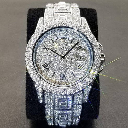 Top G Iced Out Baguette Watch