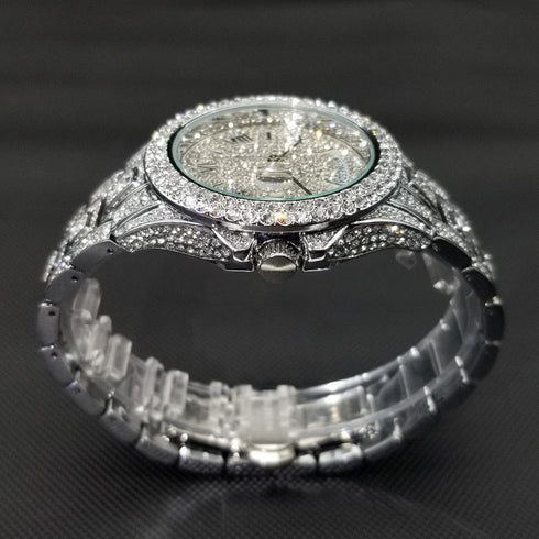 Top G Iced Out Baguette Watch