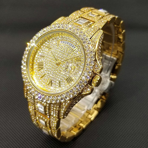 Top G Iced Out Baguette Watch