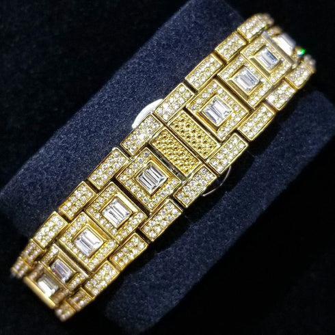 Top G Iced Out Baguette Watch