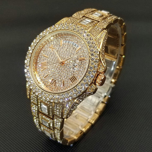 Top G Iced Out Baguette Watch