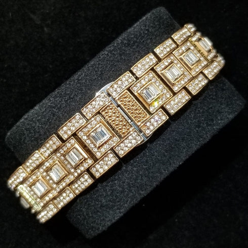 Top G Iced Out Baguette Watch