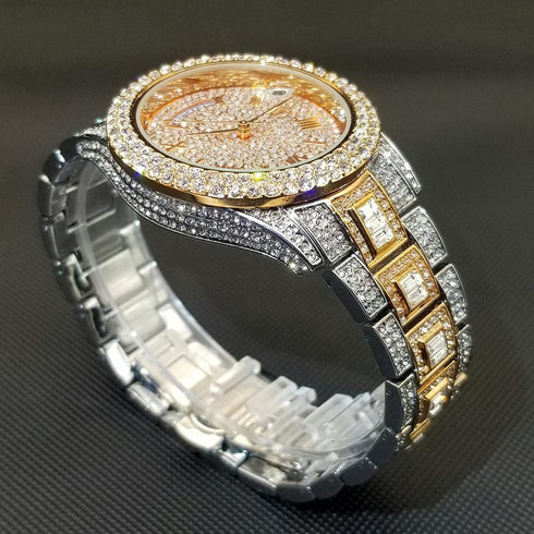 Top G Iced Out Baguette Watch