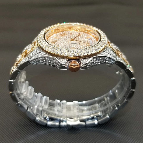 Top G Iced Out Baguette Watch