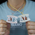 Two-tone Addicted to Success "ATS" Baguette Pendant Chain