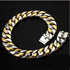 Two-Tone Cuban Link Dog Collar