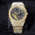 Iced Men's Mechanical Baguette Watch