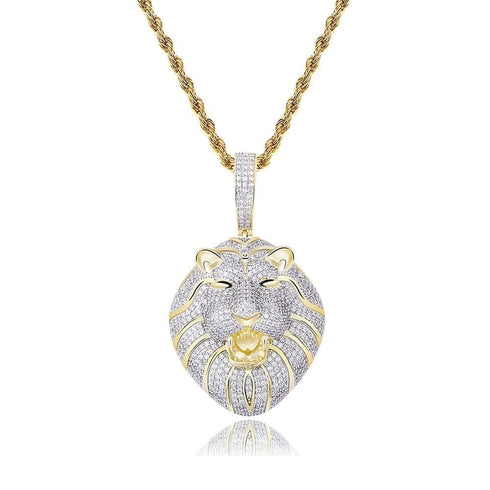 VVS Jewelry Fully Iced Lion's Head Chain