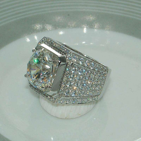 Ultra Bling Silver Ring