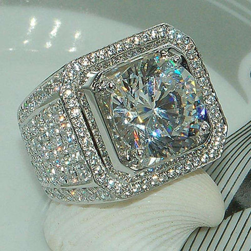 Ultra Bling Silver Ring