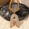 VVS Jewelry Pavé Crowned Bubble Initial Necklace