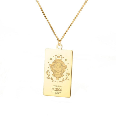 Zodiac Sign Pendant Chain
