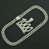 VVS Jewelry 1000 Iced Out Cuban Pendant Chain