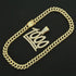 VVS Jewelry 1000 Iced Out Cuban Pendant Chain