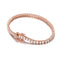 VVS Jewelry 10K Vermeil Gold VVS1 Moissanite Diamond 3mm Tennis Bracelet