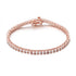 VVS Jewelry 10K Vermeil Gold VVS1 Moissanite Diamond 3mm Tennis Bracelet