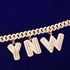 VVS Jewelry 10mm Custom Name Cuban Baguette Chain