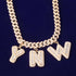 VVS Jewelry 10mm Custom Name Cuban Baguette Chain