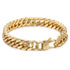 VVS Jewelry 10mm Double Curb Link Bracelet