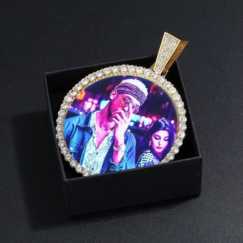 VVS Jewelry 13MM Cuban Custom Photo Chain