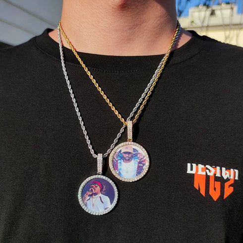 VVS Jewelry 13MM Cuban Custom Photo Chain