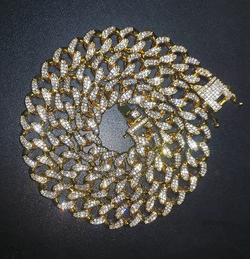 VVS Jewelry 13MM Cuban Custom Photo Chain