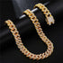 VVS Jewelry 14k Gold/Silver Chain + FREE Bracelet Bundle - (TODAY ONLY QUICK DELIVERY)