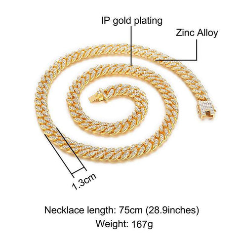 VVS Jewelry 14k Gold/Silver Chain + FREE Bracelet Bundle - (TODAY ONLY QUICK DELIVERY)