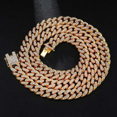 VVS Jewelry 14k Gold/Silver Chain + FREE Bracelet Bundle - (TODAY ONLY QUICK DELIVERY)