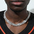 VVS Jewelry 14MM Heavy Prong Baguette G-Link Cuban Chain