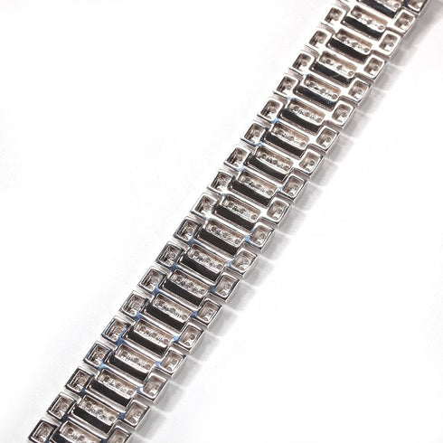 VVS Jewelry 15MM Fully Iced Watch Bracelet
