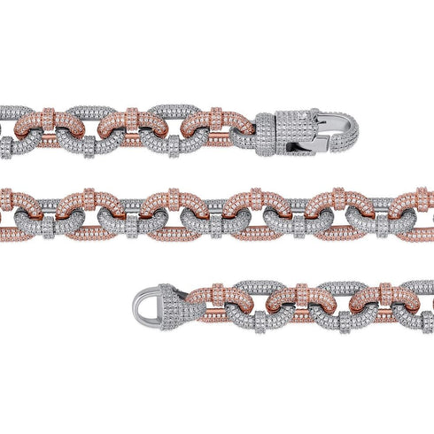VVS Jewelry 17mm Thicc AF Micropave Miami Cuban Bracelet