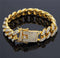 VVS Jewelry 18k Gold Plated Cuban Bracelet