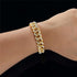 VVS Jewelry 18k Gold Plated Cuban Bracelet