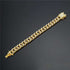 VVS Jewelry 18k Gold Plated Cuban Bracelet
