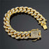 VVS Jewelry 18k Gold Plated Cuban Bracelet