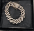14mm Diamond Prong Cuban Chain + FREE Diamond Prong Cuban Bracelet