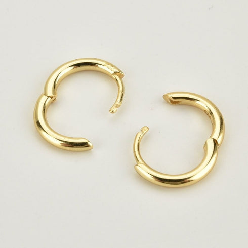 VVS Jewelry 925 Sterling Silver Men Hoop Earrings