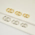 VVS Jewelry 925 Sterling Silver Men Hoop Earrings
