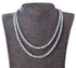 VVS Jewelry 925 Sterling Silver Moissanite Tennis Chain PASSES DIAMOND TEST US INVENTORY