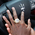 VVS Jewelry Big Clustered Band Ring