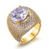 VVS Jewelry Big Clustered Band Ring