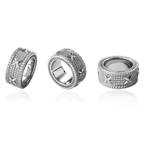 VVS Jewelry Blinged Out Hip Hop Star Ring