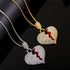 VVS Jewelry Broken Heart Pendant