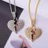 VVS Jewelry Broken Heart Pendant